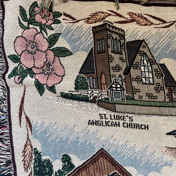 Vintage tapestry throw blanket - Picture 3 of 10